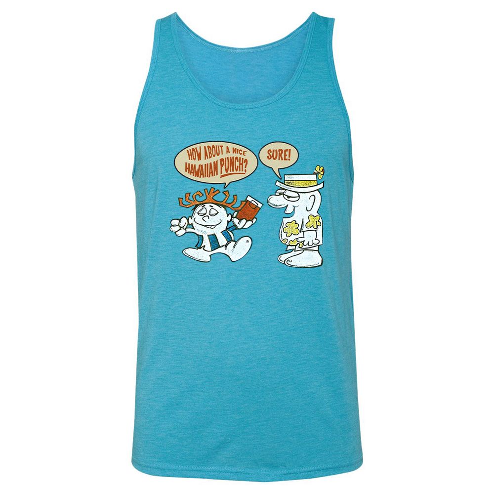 Unisex Jersey Tank - CQB5LSBX - Aqua Triblend - 3