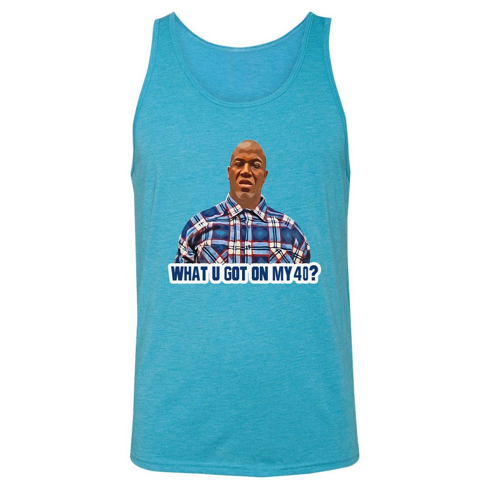 Unisex Jersey Tank - WM9J458C - Aqua Triblend - 3