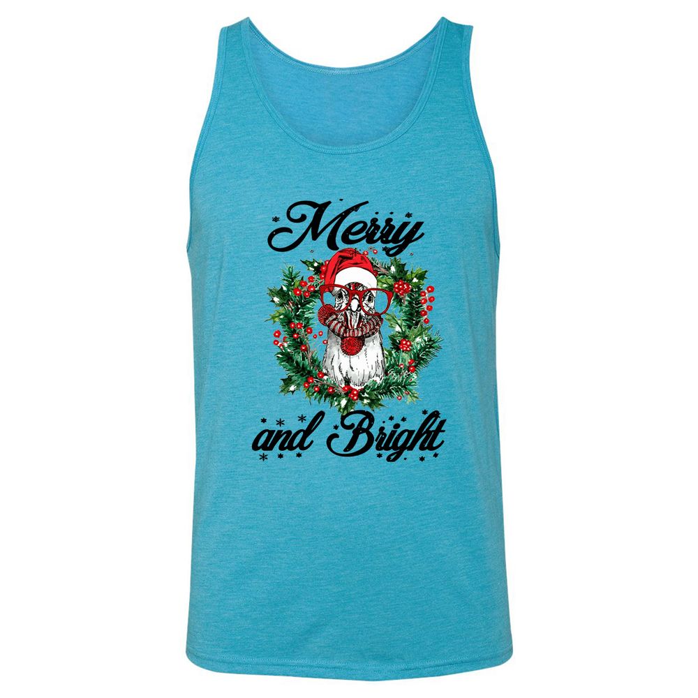 Unisex Jersey Tank - WP4ND7JZ - Aqua Triblend - 3