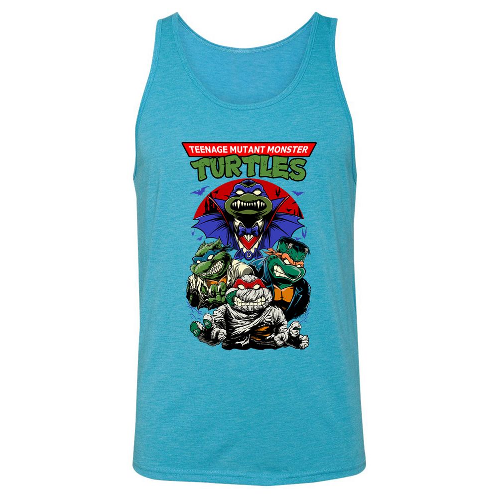 Unisex Jersey Tank - WRZQ1YDF - Aqua Triblend - 3