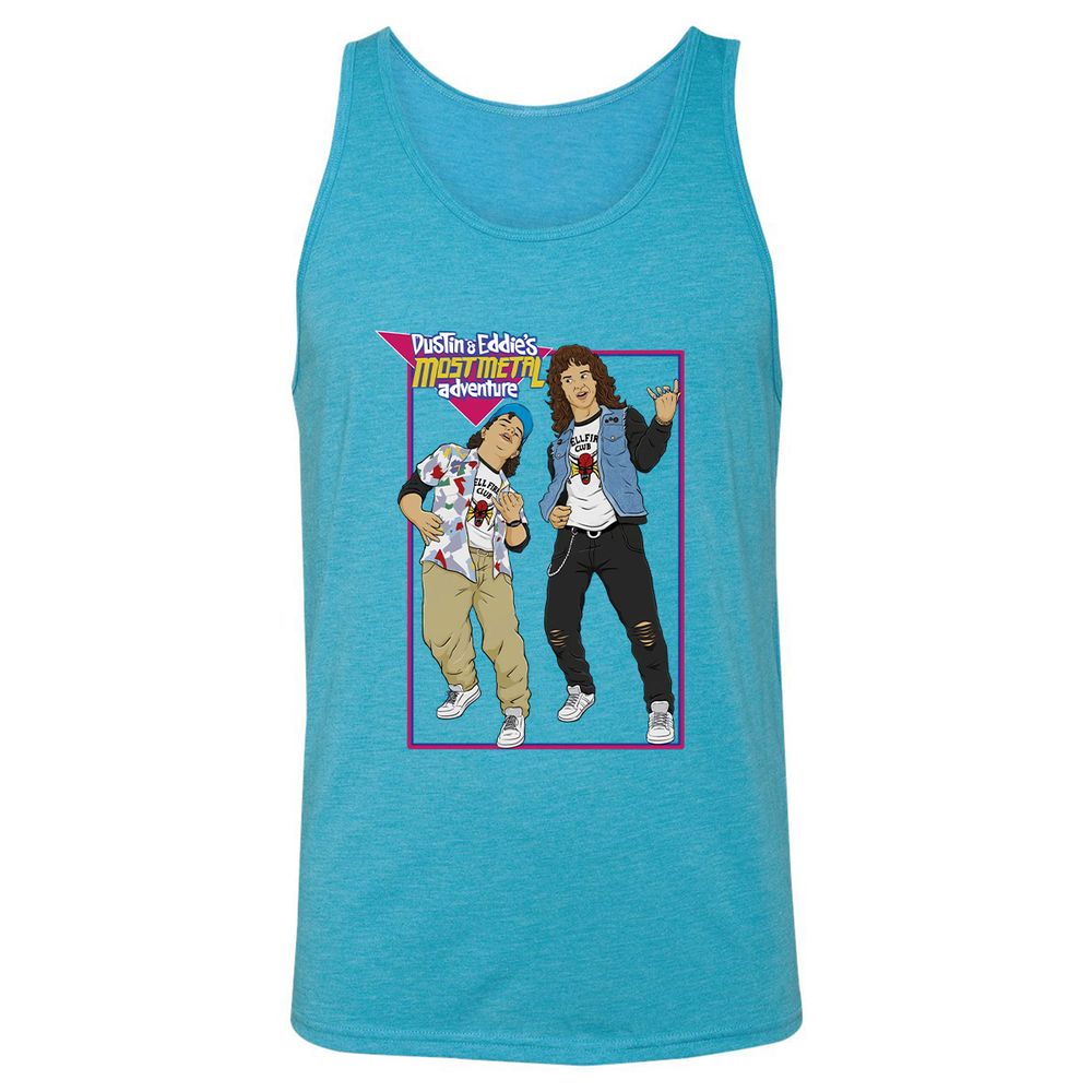 Unisex Jersey Tank - PBGXPCUU - Aqua Triblend - 3