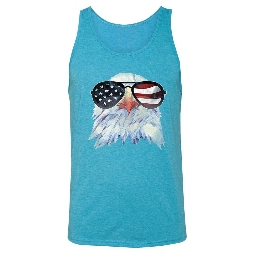 Unisex Jersey Tank - WK43SL5R - Aqua Triblend - 3