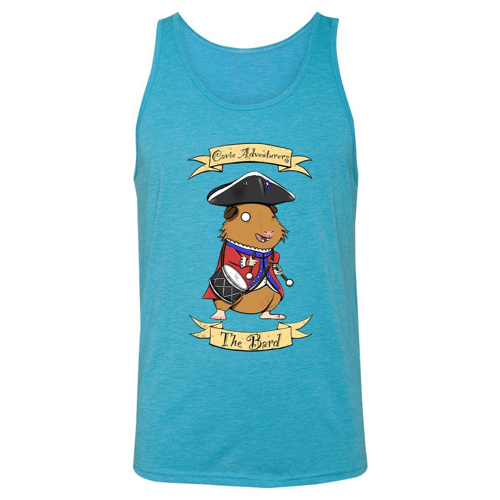 Unisex Jersey Tank - BD1DB55Q - Aqua Triblend - 3