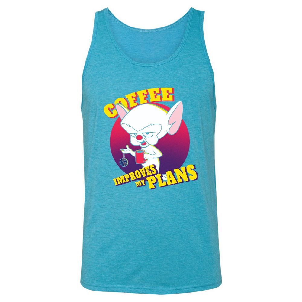 Unisex Jersey Tank - 5HX1DG1Z - Aqua Triblend - 3