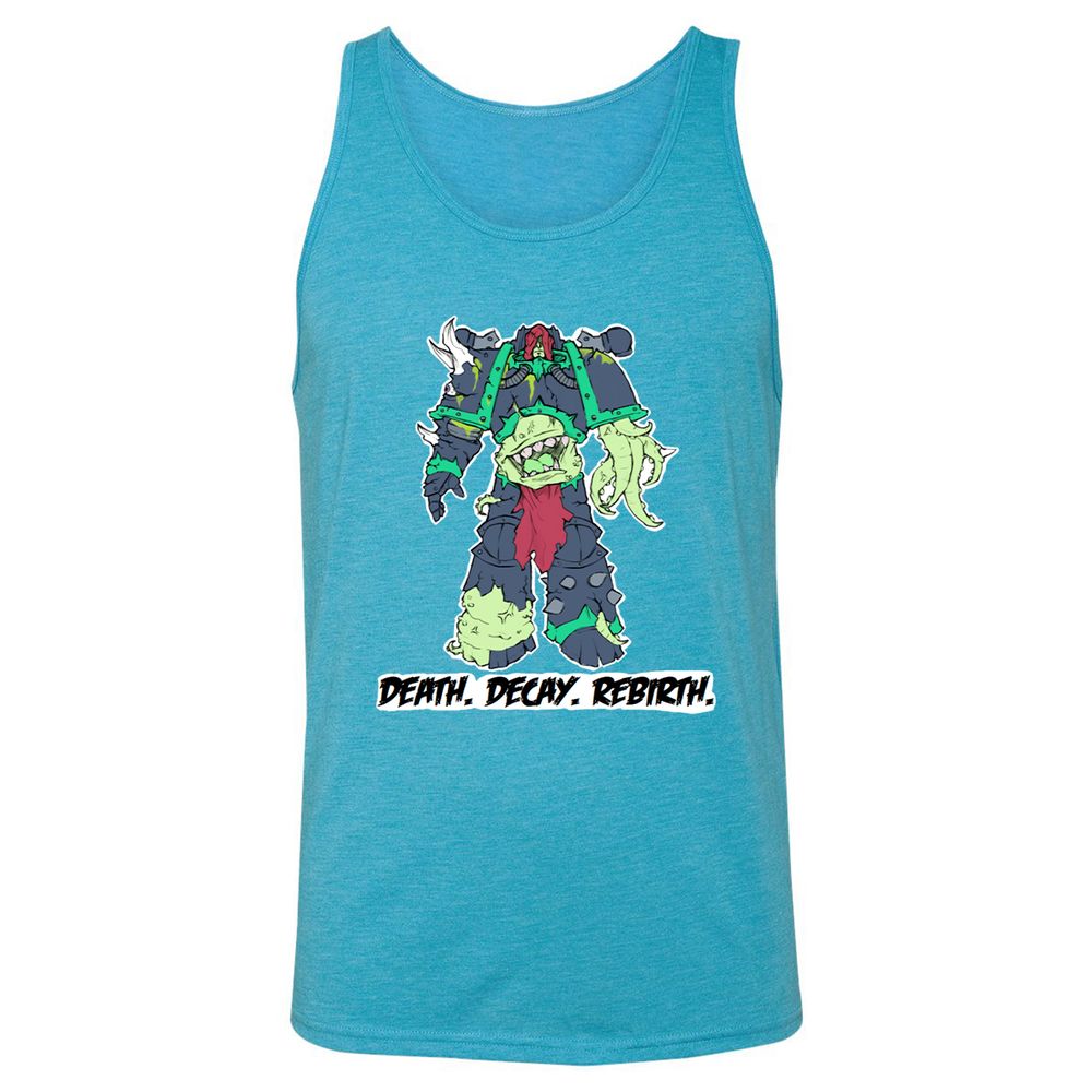 Unisex Jersey Tank - CZUK61FB - Aqua Triblend - 3