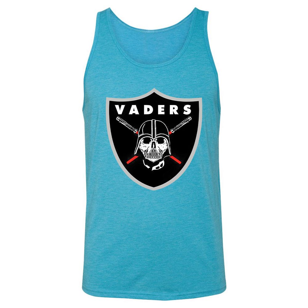 Unisex Jersey Tank - X154BC5U - Aqua Triblend - 3