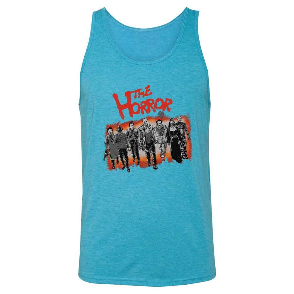 Unisex Jersey Tank - H8HQPAE9 - Aqua Triblend - 3