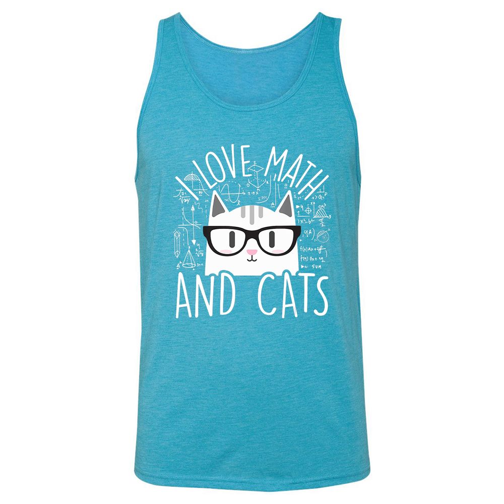 Unisex Jersey Tank - 21J2XMCD - Aqua Triblend - 3