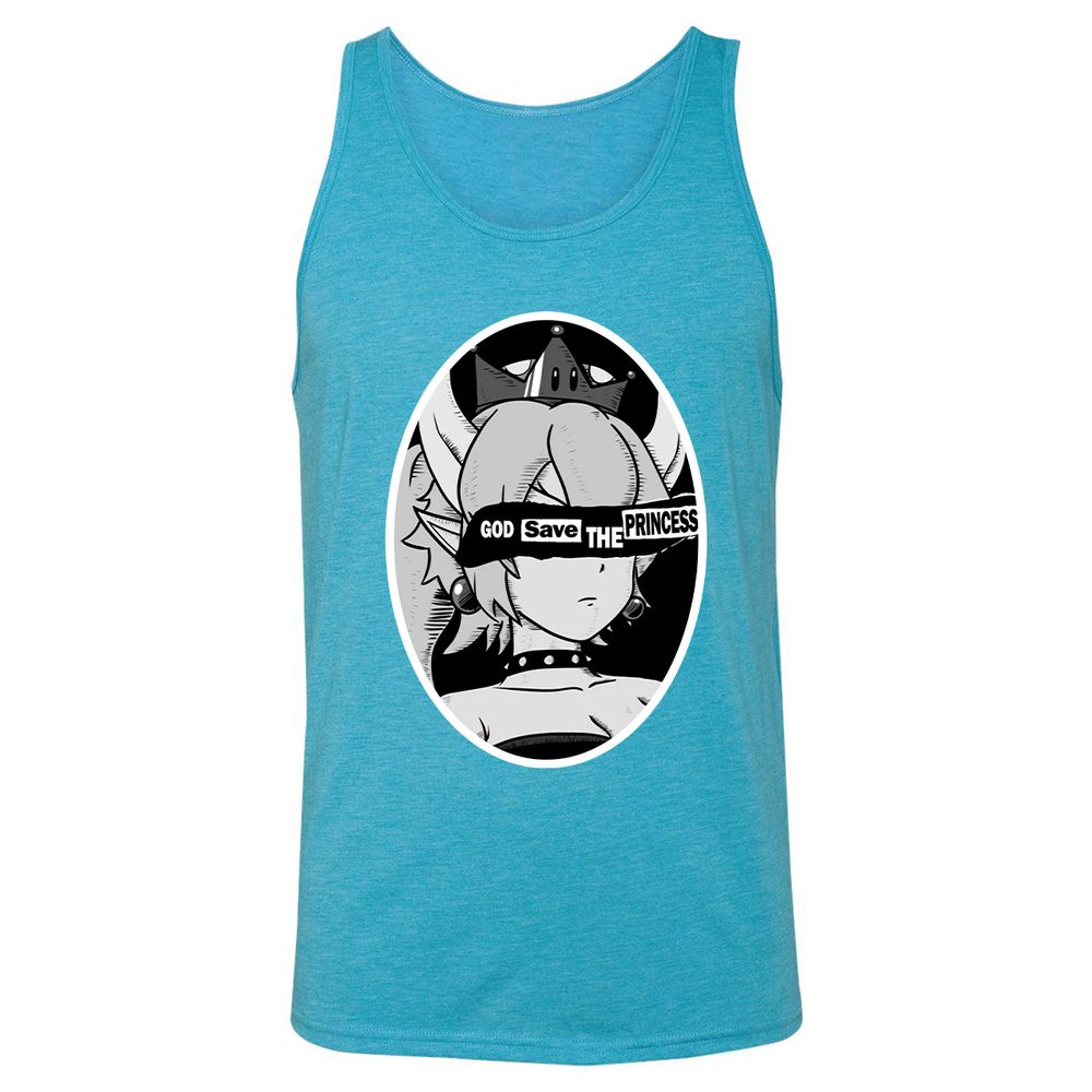 Unisex Jersey Tank - XSW6UTF9 - Aqua Triblend - 3