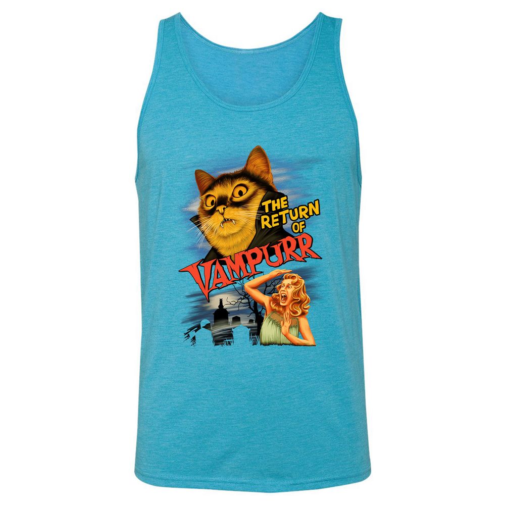 Unisex Jersey Tank - NRQ1BPTN - Aqua Triblend - 3