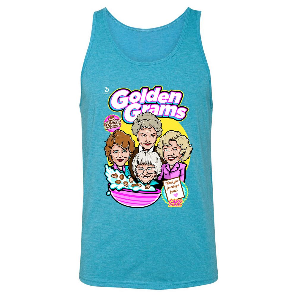 Unisex Jersey Tank - 67TDSAF1 - Aqua Triblend - 3