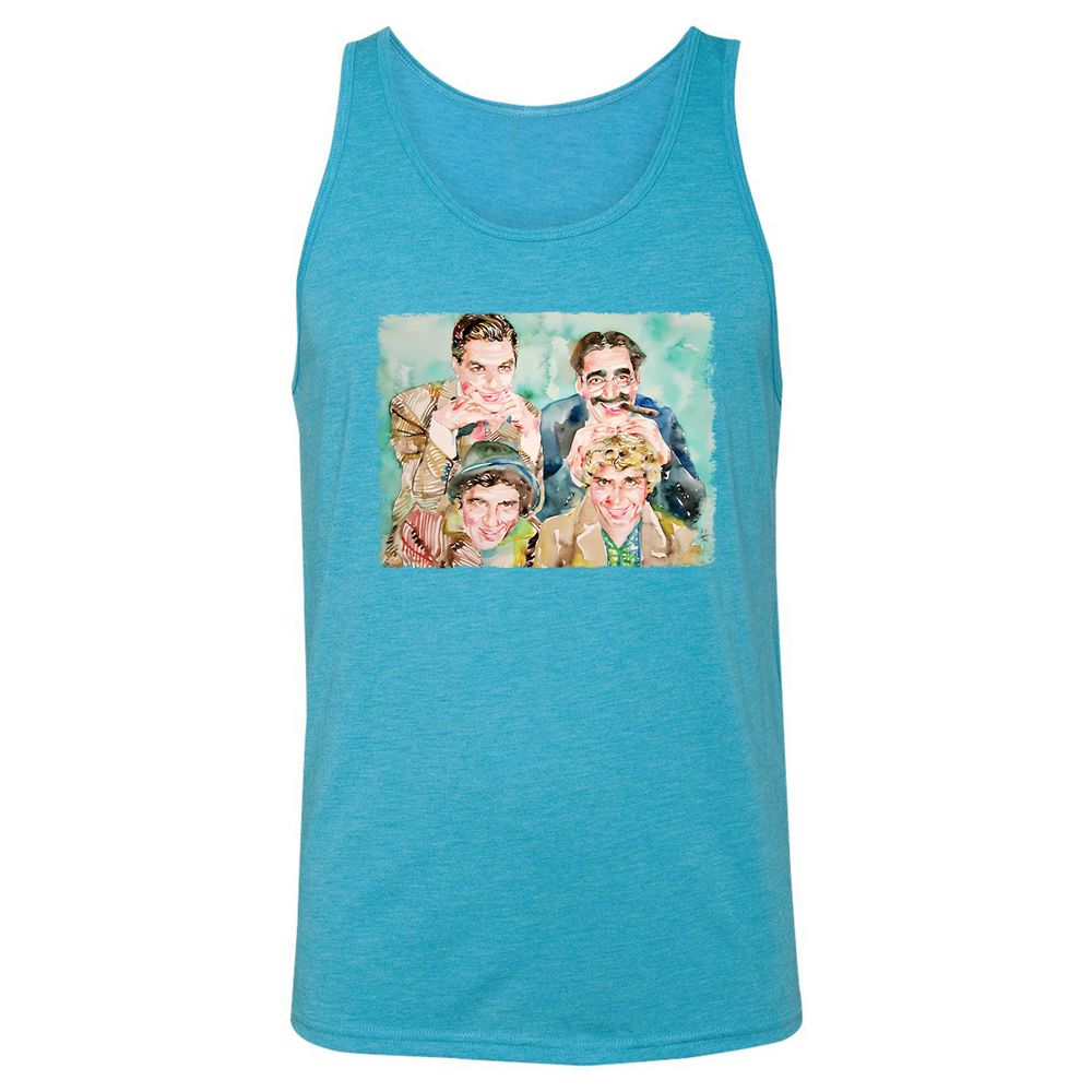 Unisex Jersey Tank - UJV1CN21 - Aqua Triblend - 3