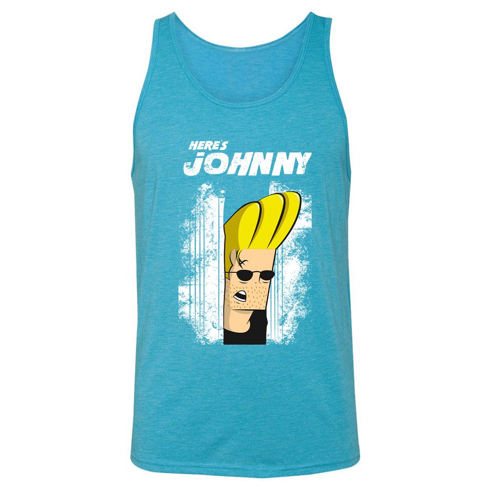 Unisex Jersey Tank - ZNU1V5HN - Aqua Triblend - 3