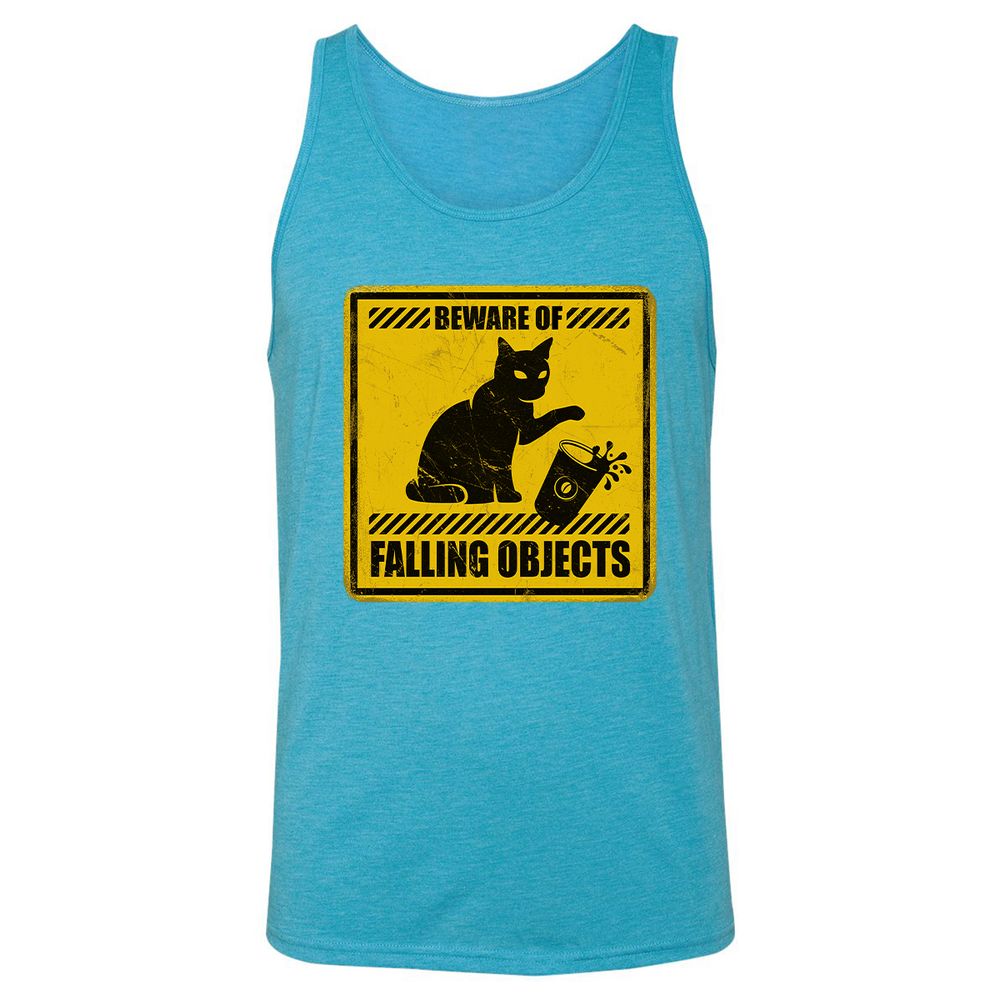 Unisex Jersey Tank - L87JGSN1 - Aqua Triblend - 3