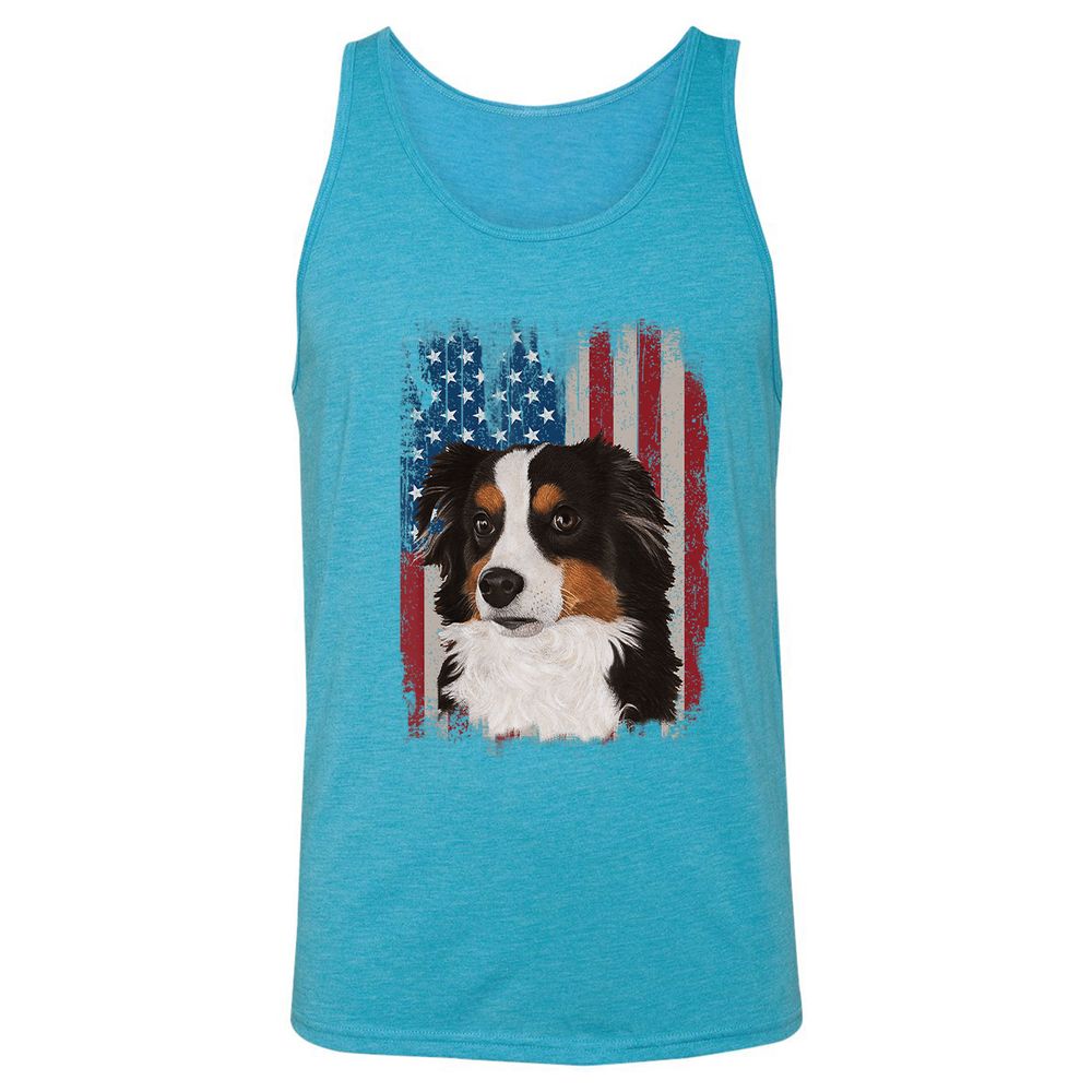Unisex Jersey Tank - 5Y29SXNC - Aqua Triblend - 3