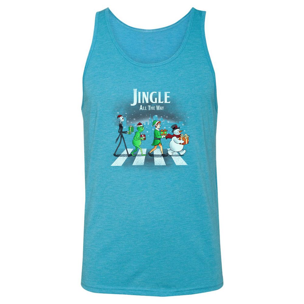 Jingle All The Way - Aqua Triblend - 3
