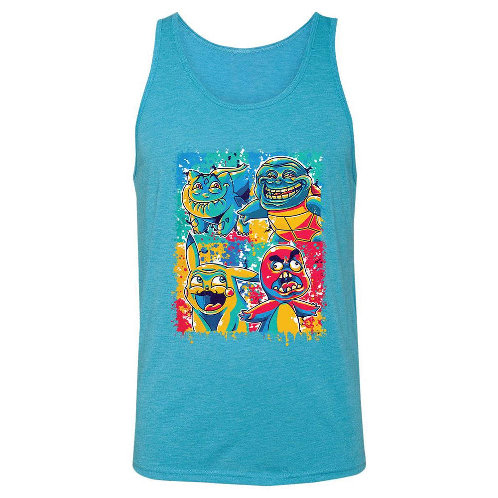 Unisex Jersey Tank - LPYT4T5Y - Aqua Triblend - 3