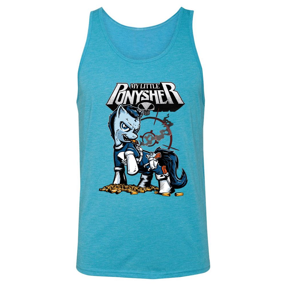 Unisex Jersey Tank - GNPA5L3A - Aqua Triblend - 3