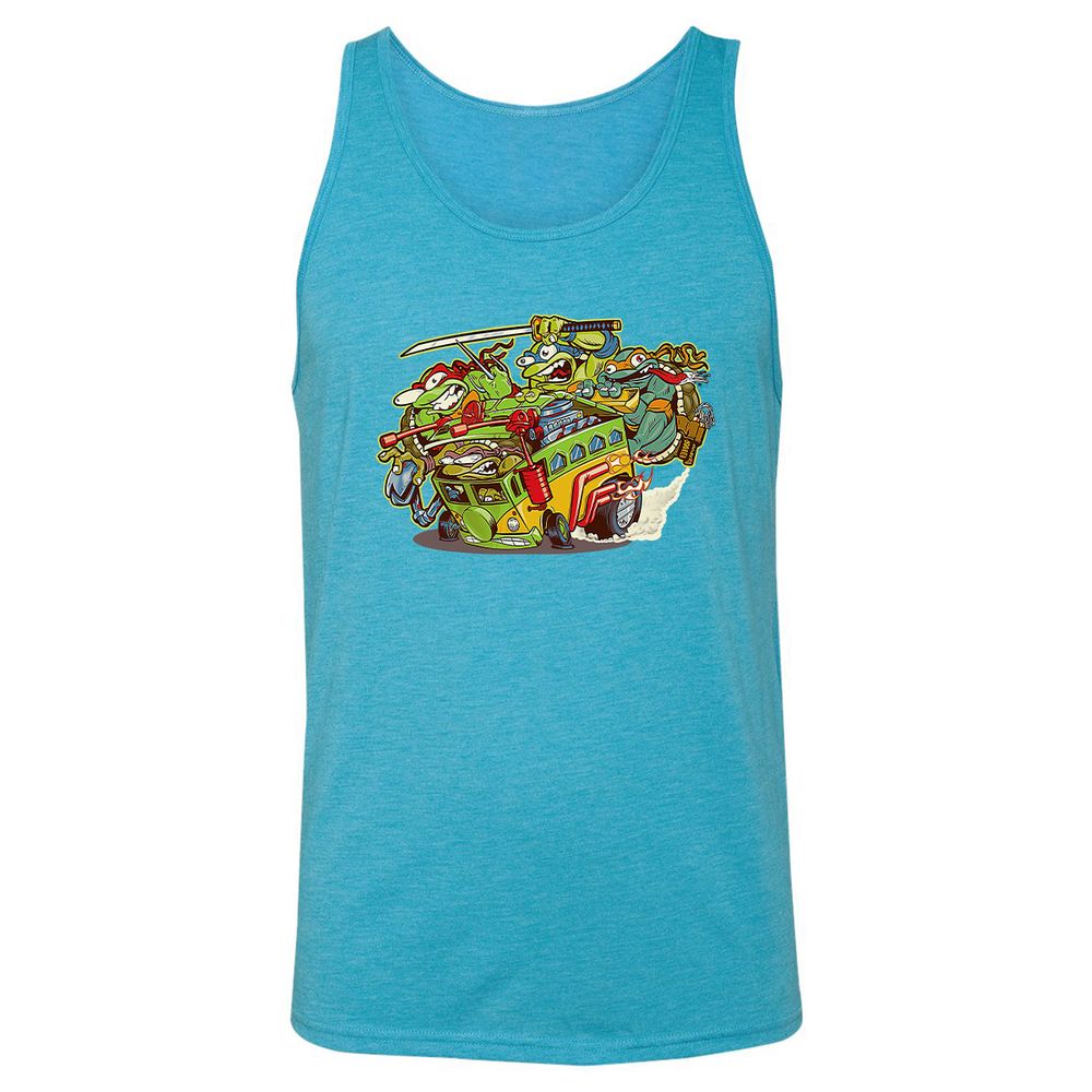 Unisex Jersey Tank - GCPYEA2D - Aqua Triblend - 3