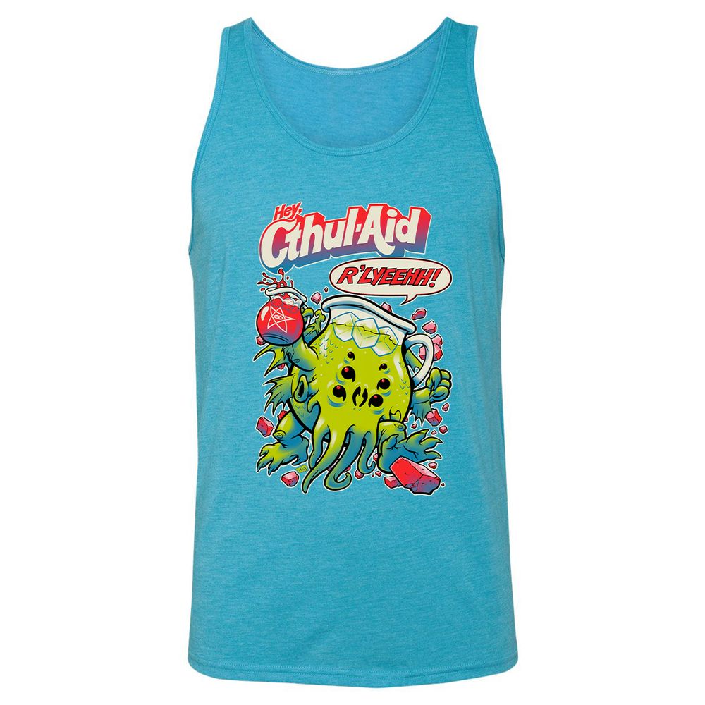 Unisex Jersey Tank - B8VE1PB1 - Aqua Triblend - 3