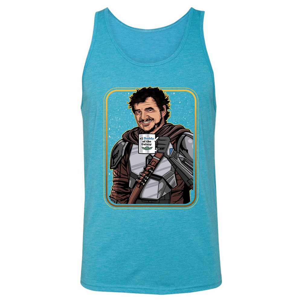 Unisex Jersey Tank - MWD7KBN2 - Aqua Triblend - 3