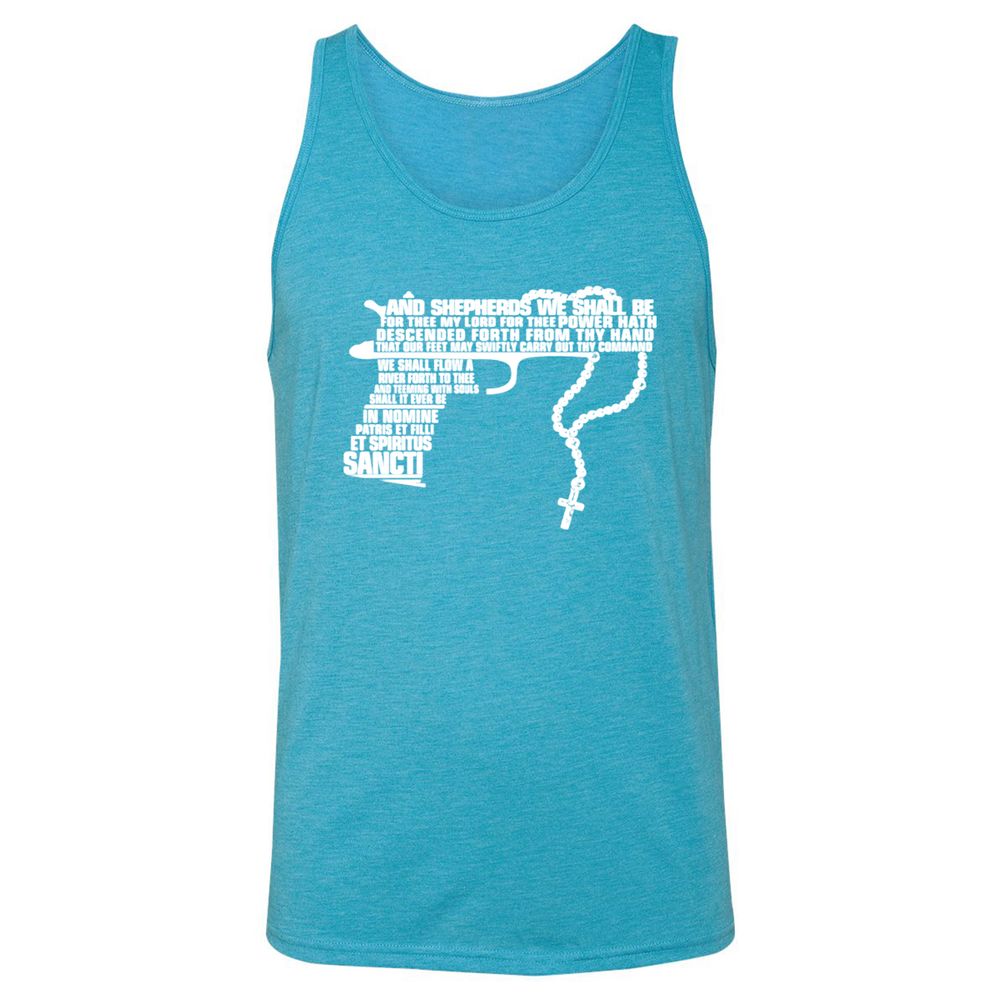 Unisex Jersey Tank - G5FB52UT - Aqua Triblend - 3