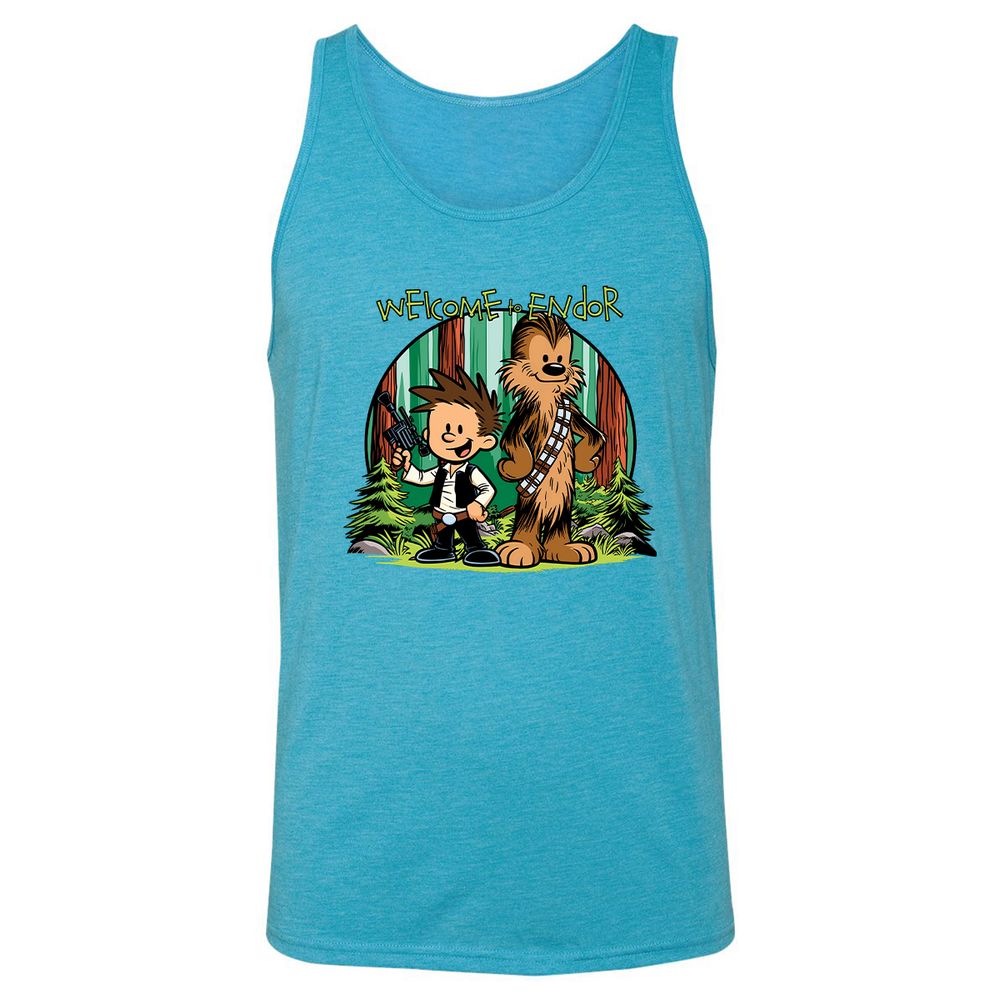 Unisex Jersey Tank - 7M8A5ND2 - Aqua Triblend - 3