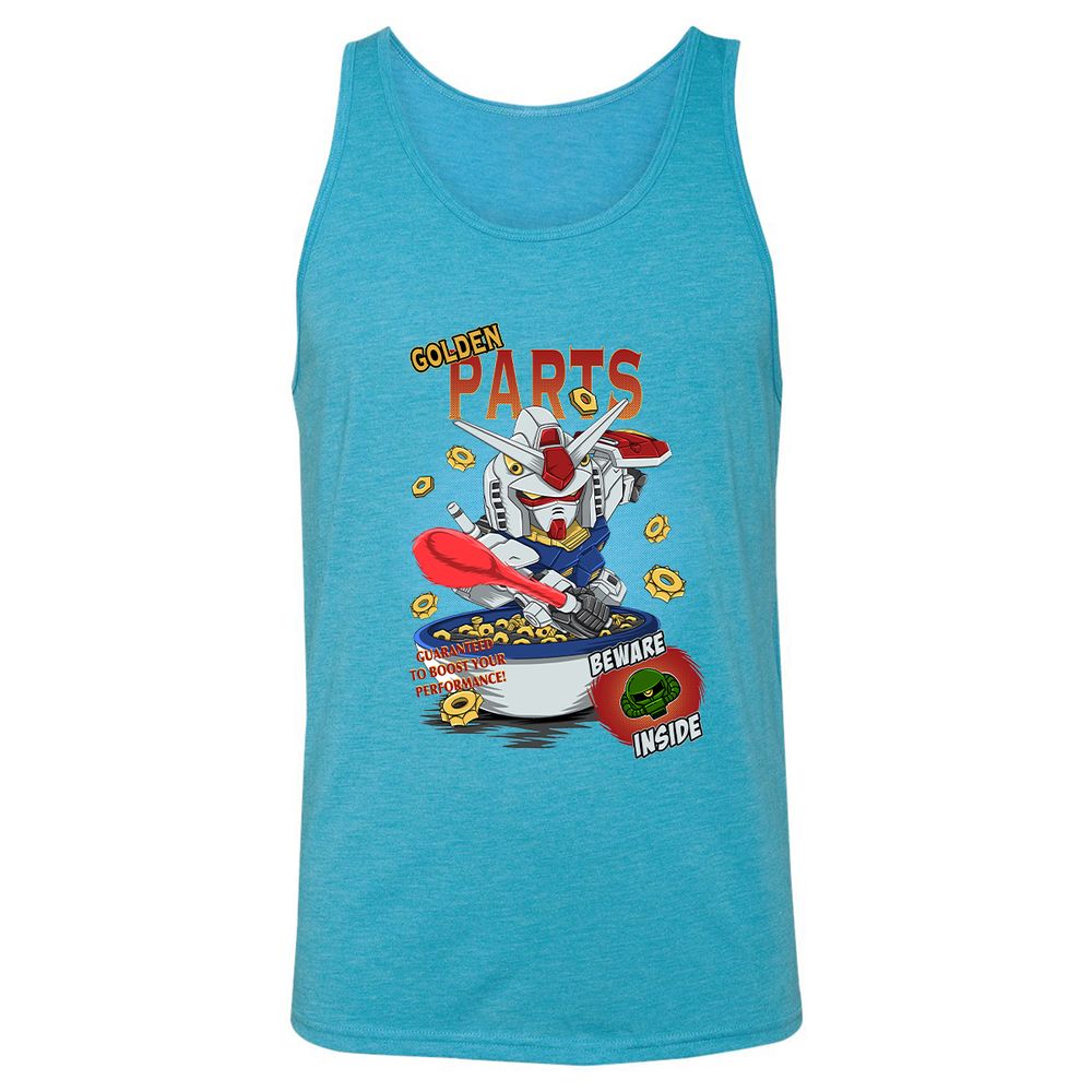Unisex Jersey Tank - 1YJRW7XS - Aqua Triblend - 3