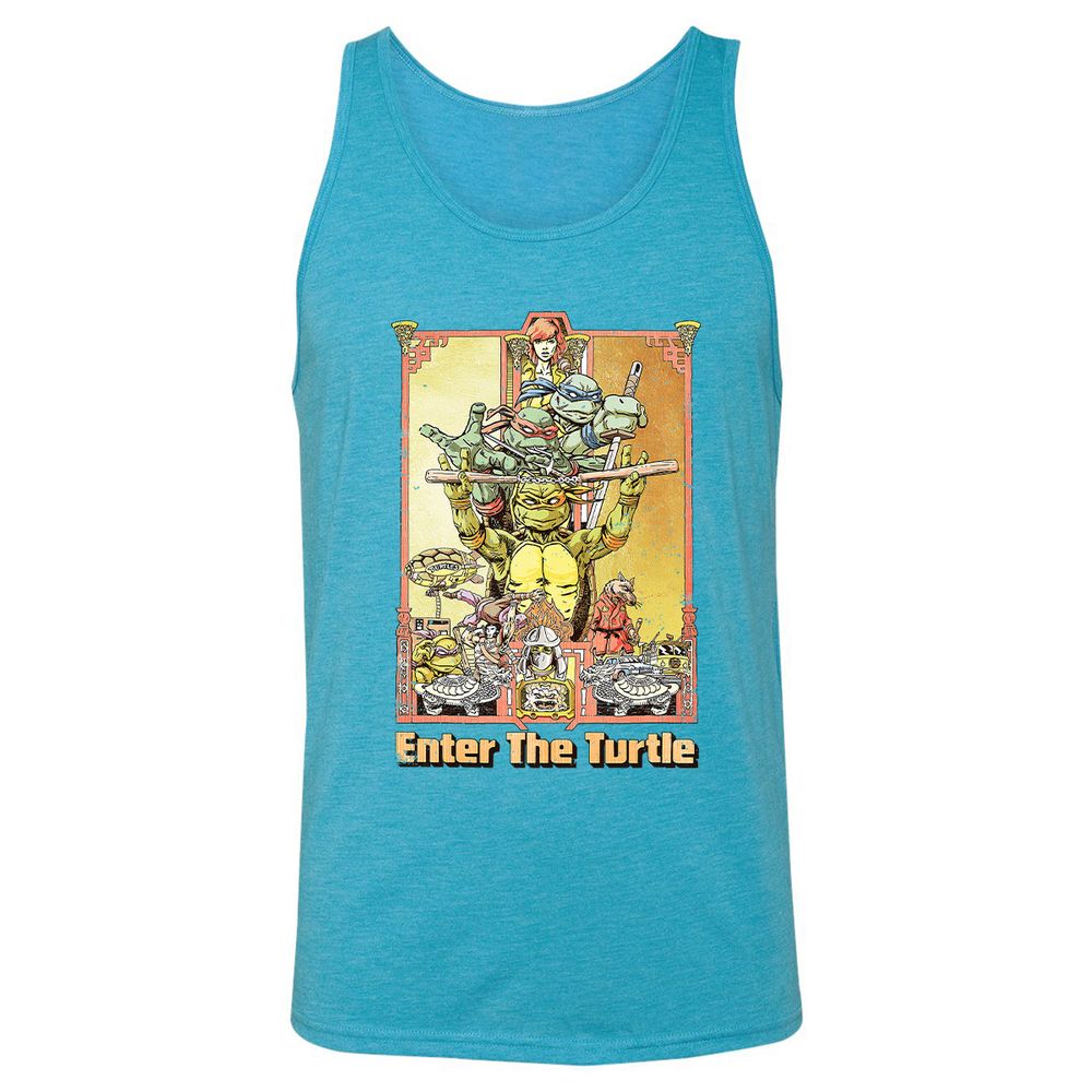 Unisex Jersey Tank - R4QFAGE9 - Aqua Triblend - 3