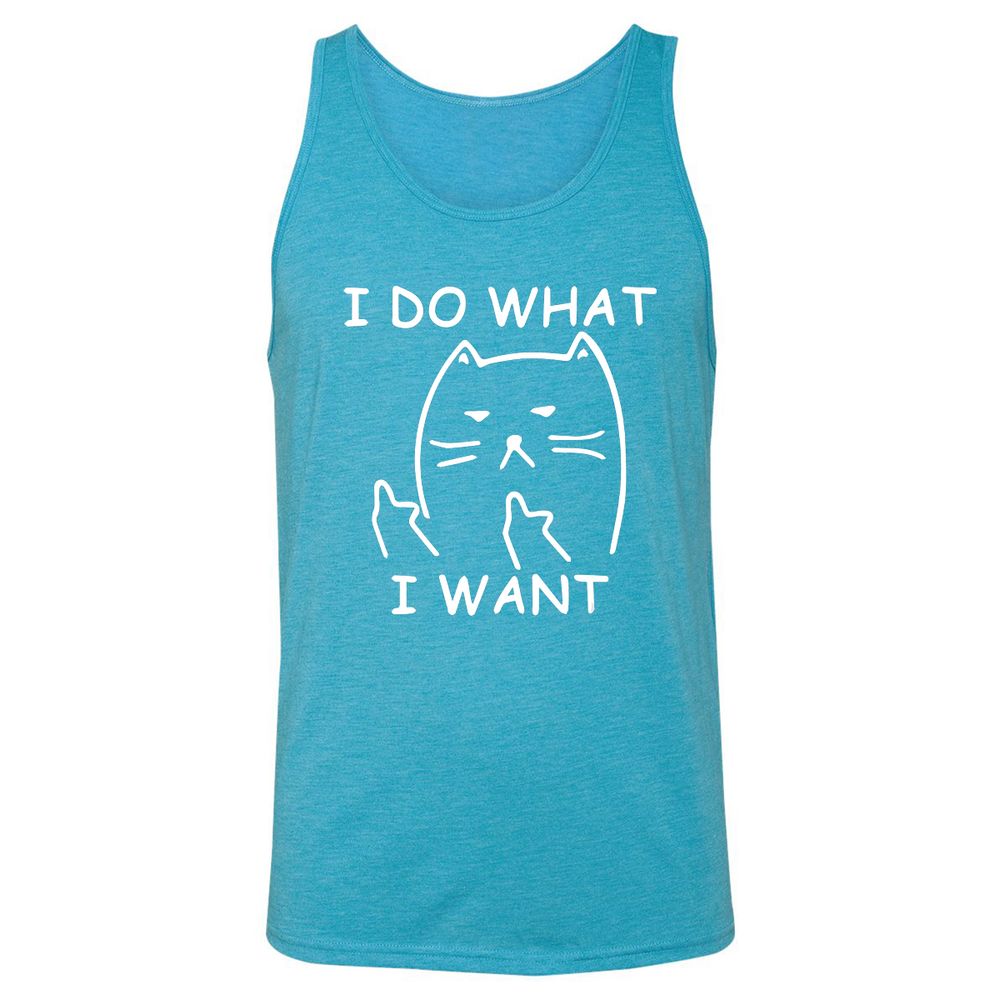 Unisex Jersey Tank - 5G9ELZGW - Aqua Triblend - 3
