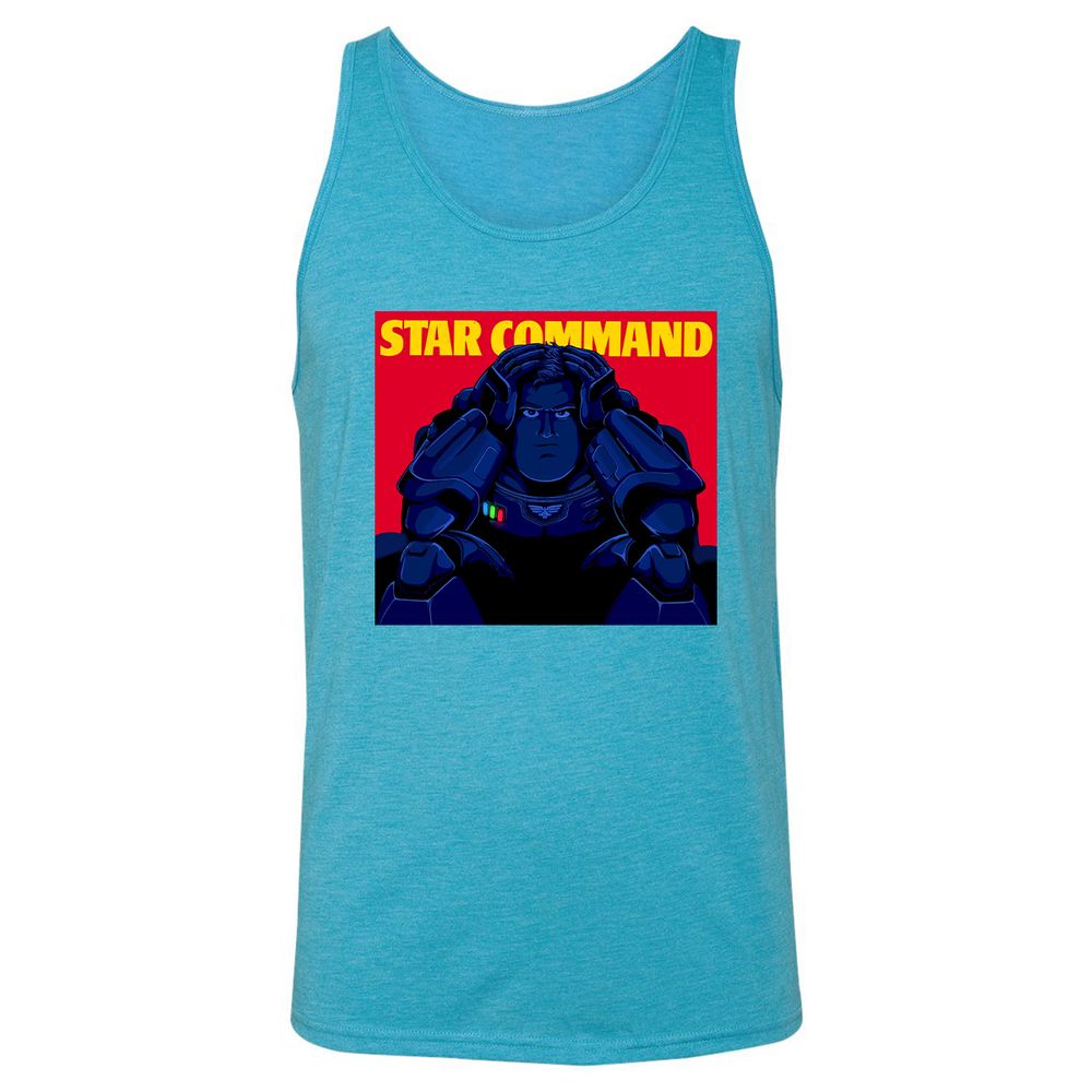 Unisex Jersey Tank - 6759XG7P - Aqua Triblend - 3