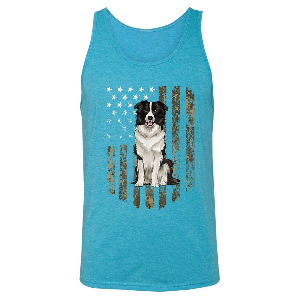 Unisex Jersey Tank - JLXU7SJ7 - Aqua Triblend - 3