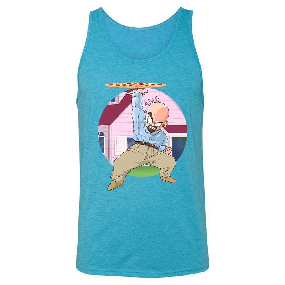 Unisex Jersey Tank - CGWTLBD9 - Aqua Triblend - 3