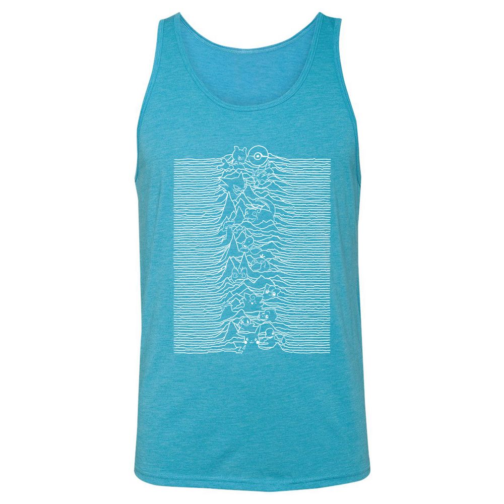 Unisex Jersey Tank - PV45XXK2 - Aqua Triblend - 3