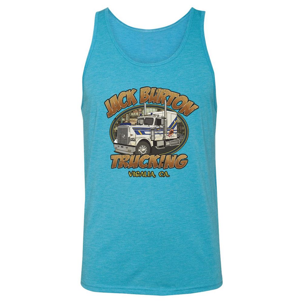 Unisex Jersey Tank - 66PFEGV2 - Aqua Triblend - 3
