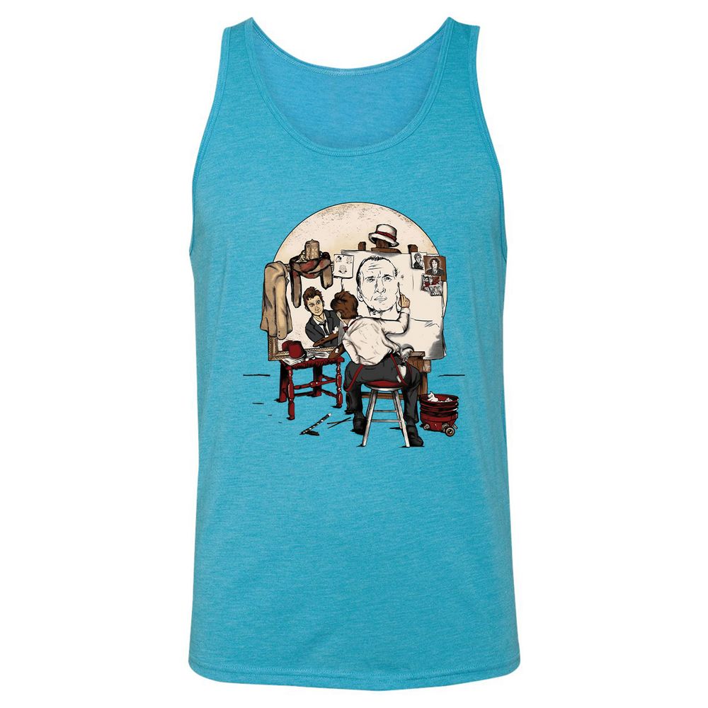 Unisex Jersey Tank - 21NDCG2E - Aqua Triblend - 3