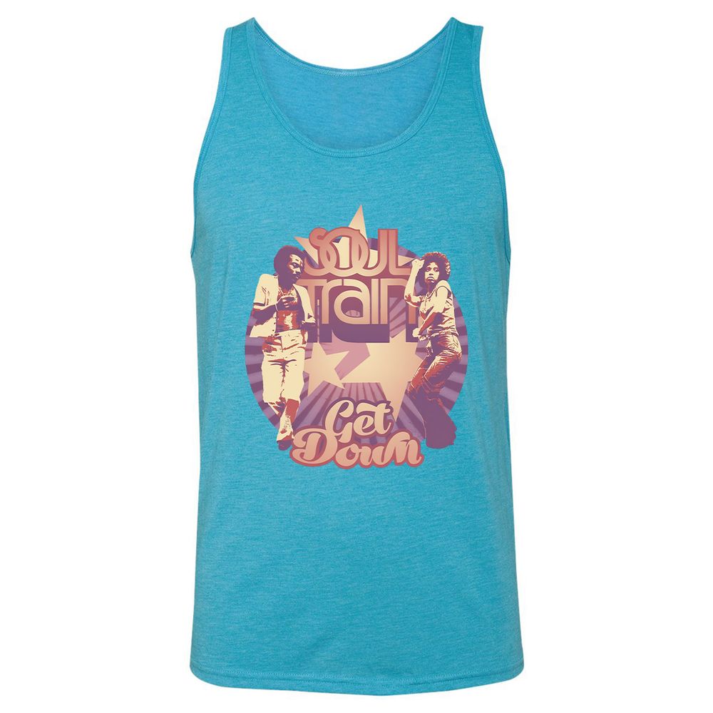 Soul Train Get Down - Aqua Triblend - 3