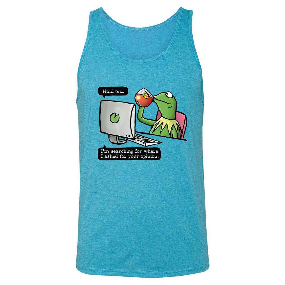 Unisex Jersey Tank - 5PQYC63W - Aqua Triblend - 3