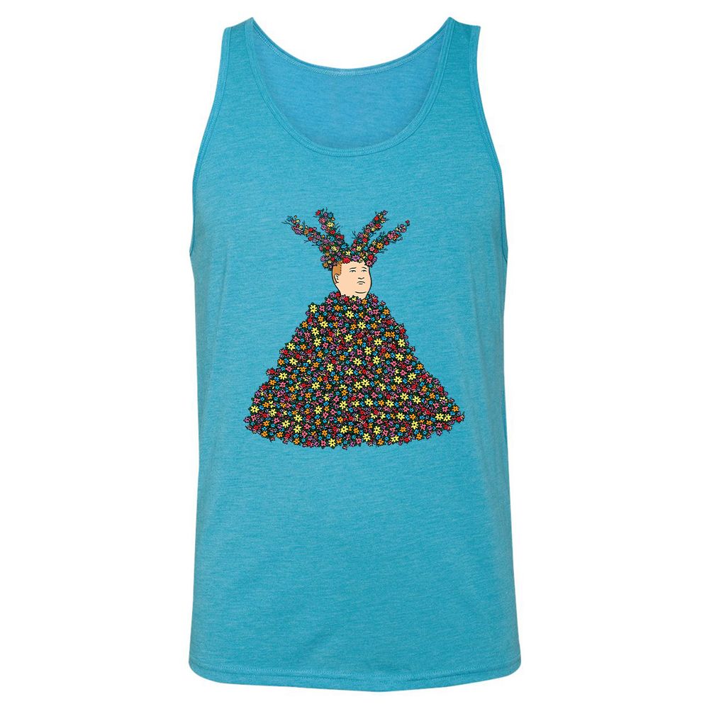 Unisex Jersey Tank - BH2Z7JFC - Aqua Triblend - 3