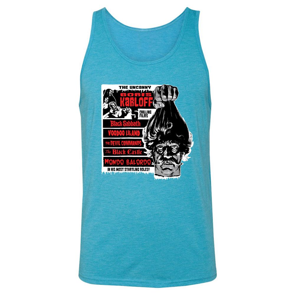 Unisex Jersey Tank - D3HNHBHZ - Aqua Triblend - 3