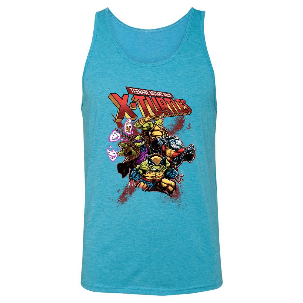 Unisex Jersey Tank - 3EMT19AT - Aqua Triblend - 3