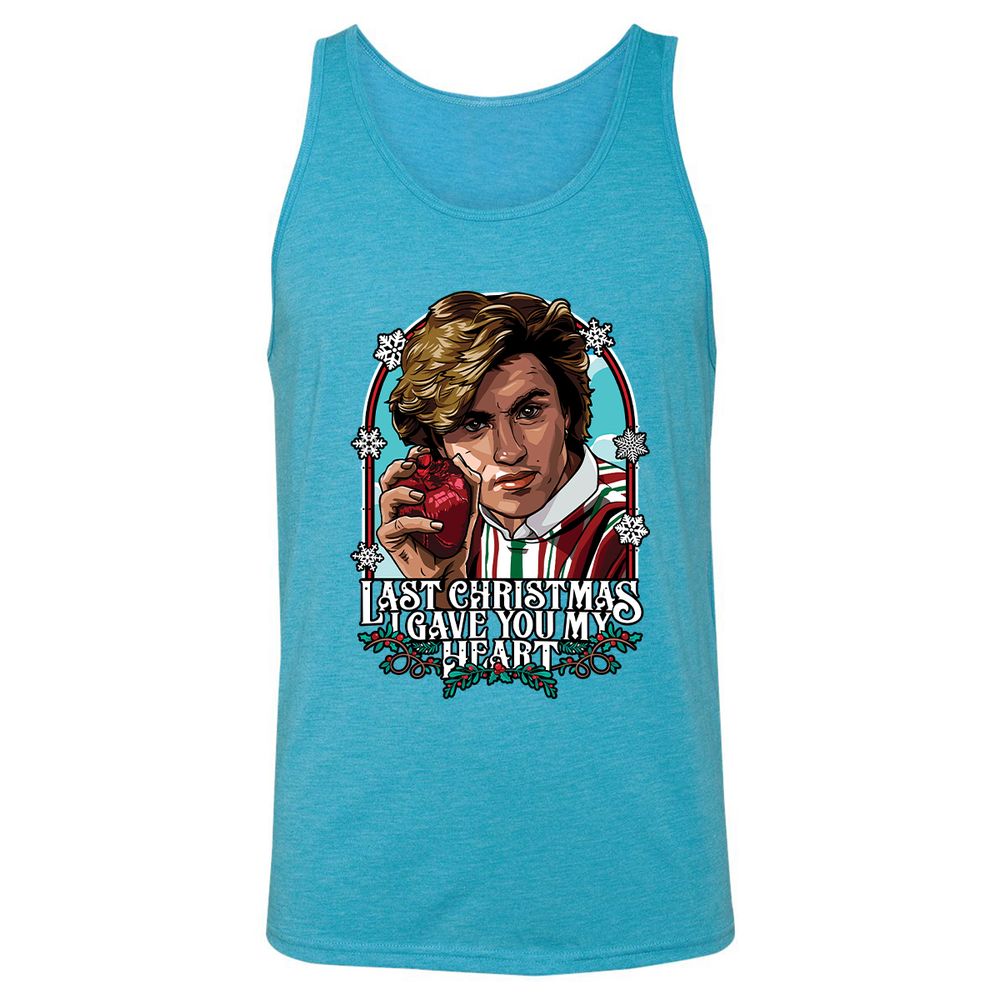 Unisex Jersey Tank - TFVZ1FSR - Aqua Triblend - 3