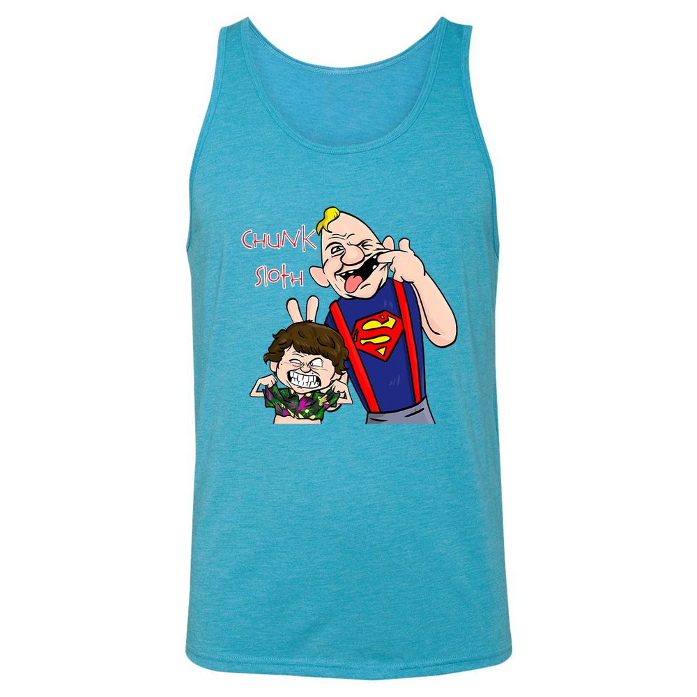 Unisex Jersey Tank - 463UK338 - Aqua Triblend - 3