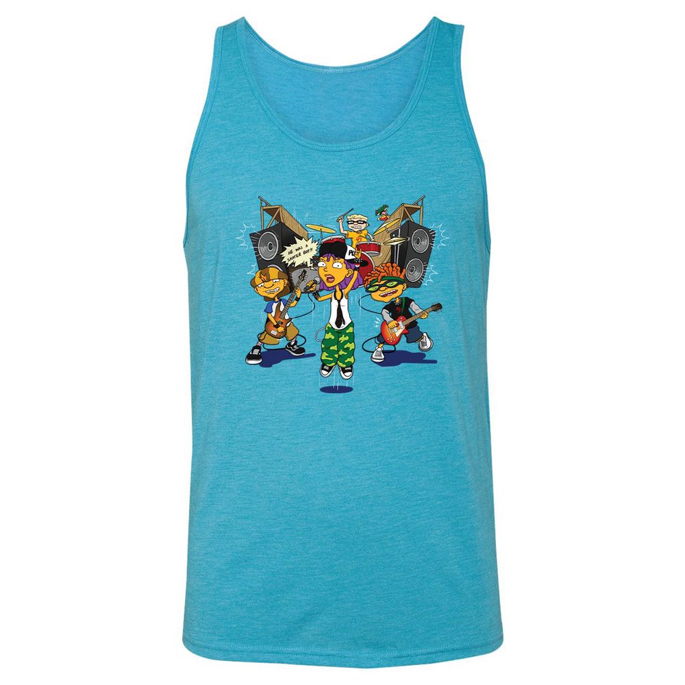 Unisex Jersey Tank - 6Y1AFX7T - Aqua Triblend - 3