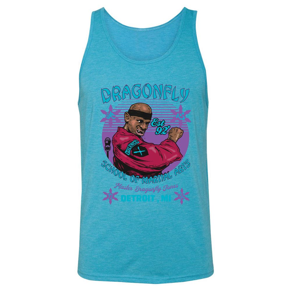Unisex Jersey Tank - PMNND1HP - Aqua Triblend - 3