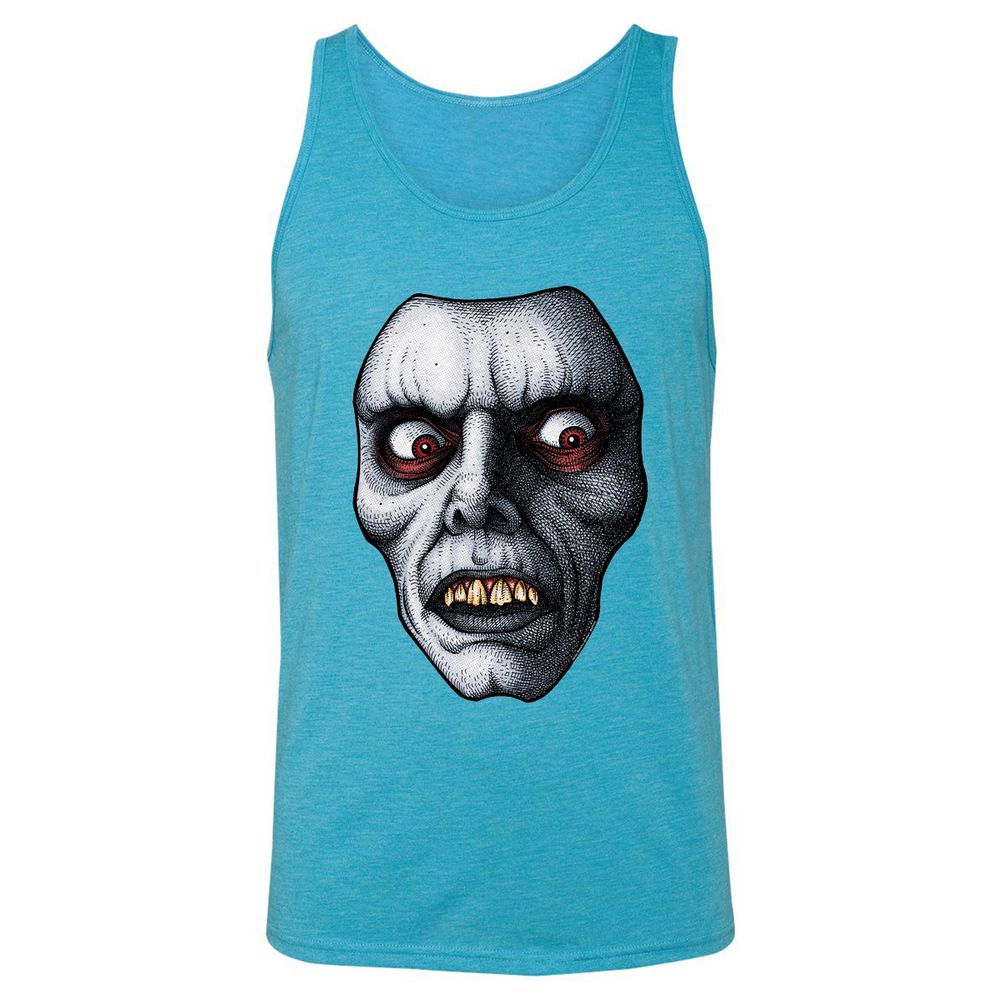 Unisex Jersey Tank - 4U99T3HH - Aqua Triblend - 3