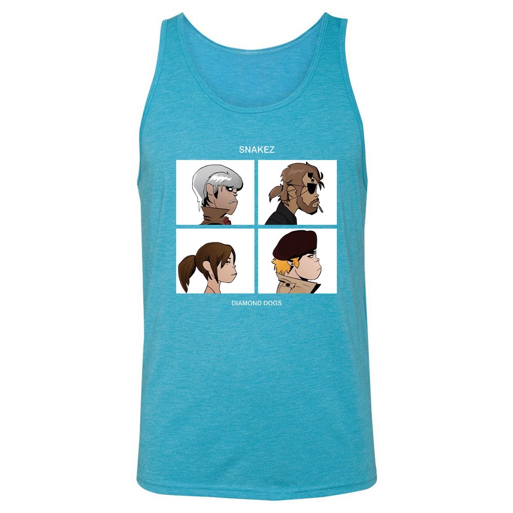 Unisex Jersey Tank - GHDYQ1Y5 - Aqua Triblend - 3