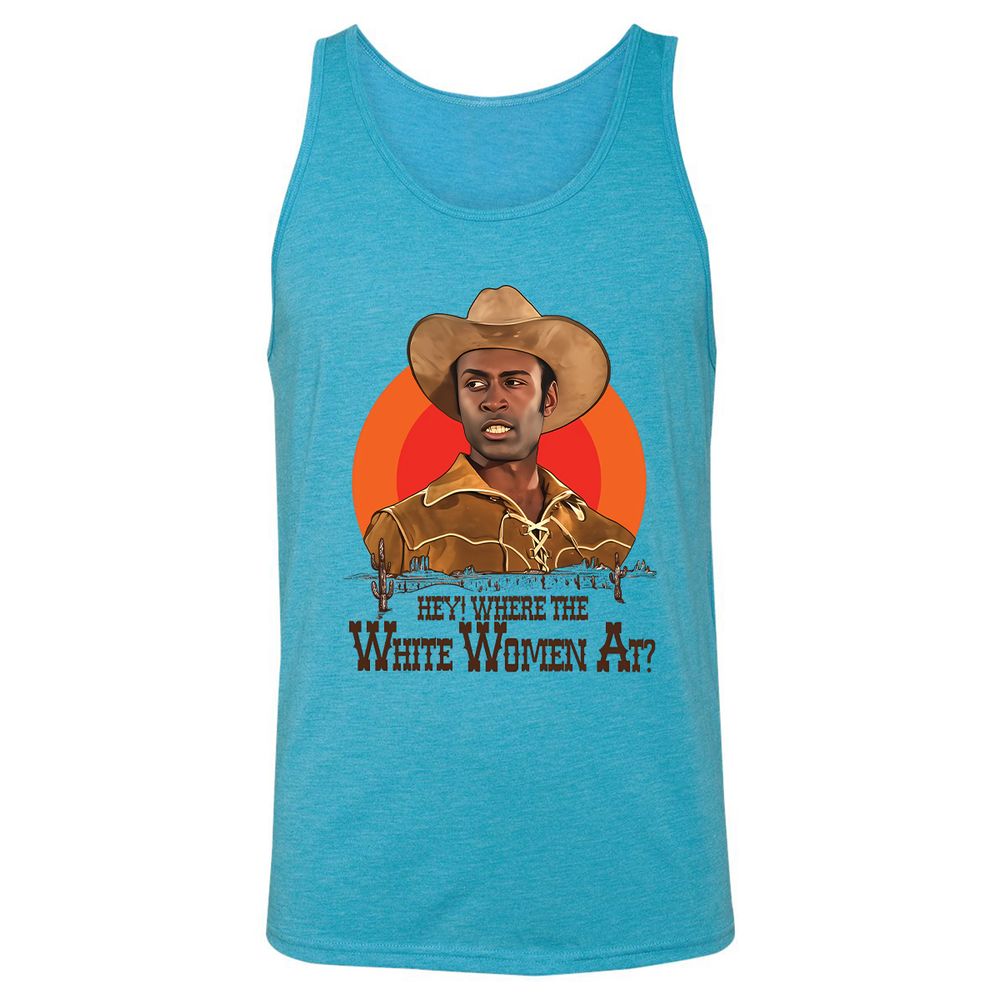 Unisex Jersey Tank - B9FZLMPL - Aqua Triblend - 3