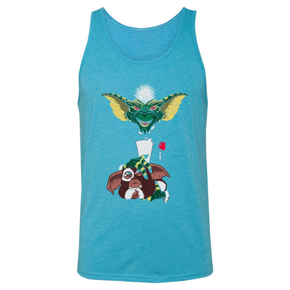 Unisex Jersey Tank - XLK6GB8J - Aqua Triblend - 3