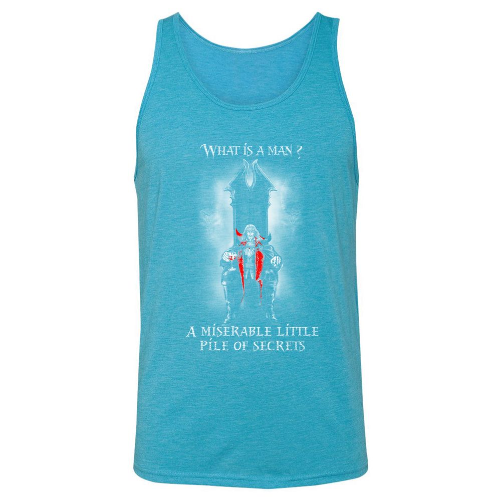Unisex Jersey Tank - CJZQLMS3 - Aqua Triblend - 3